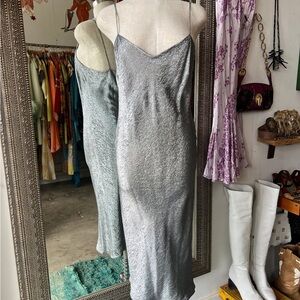 MaxMara Shimmering Silver Dress